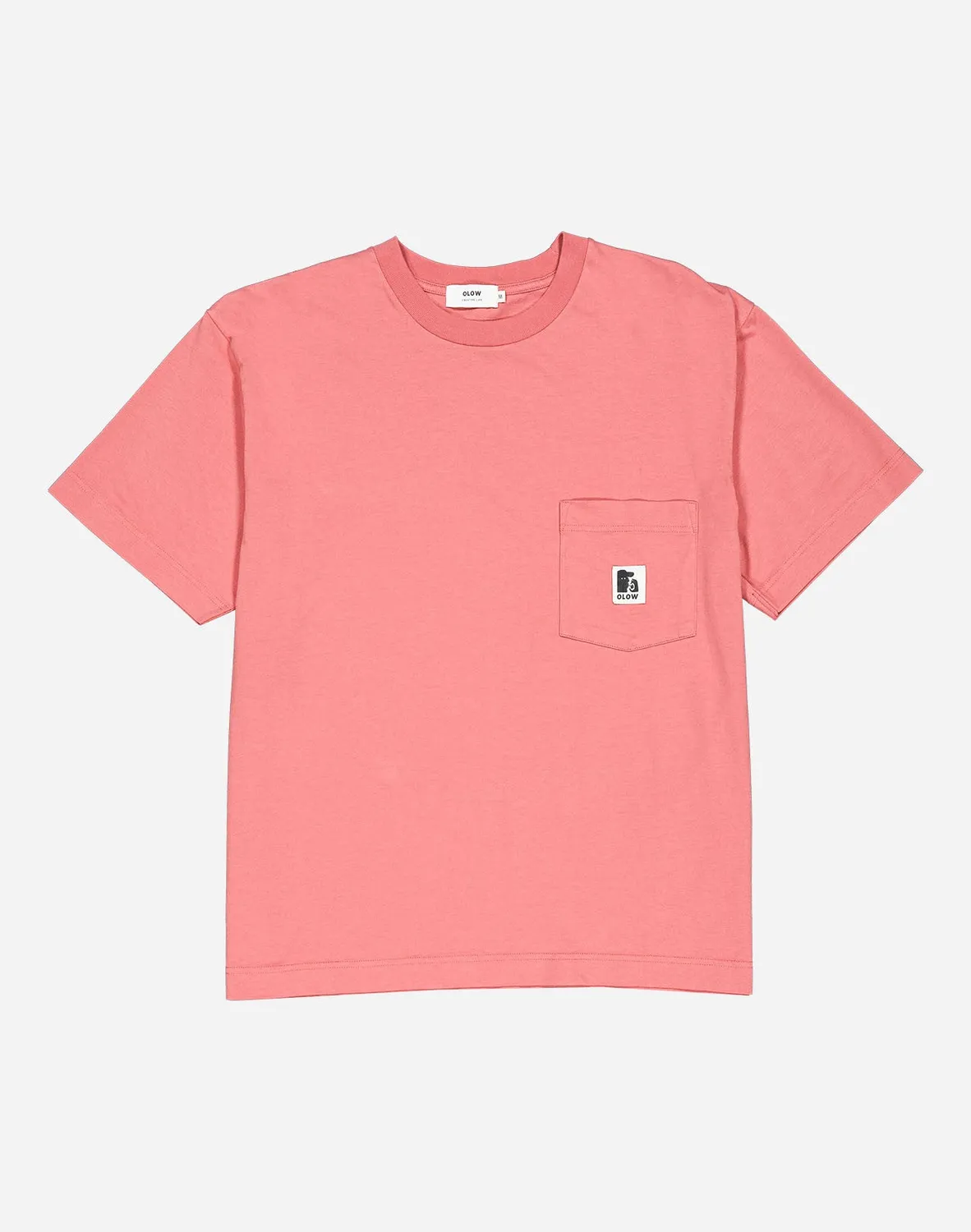 Olow Japo T-shirt rose minéral ample bio