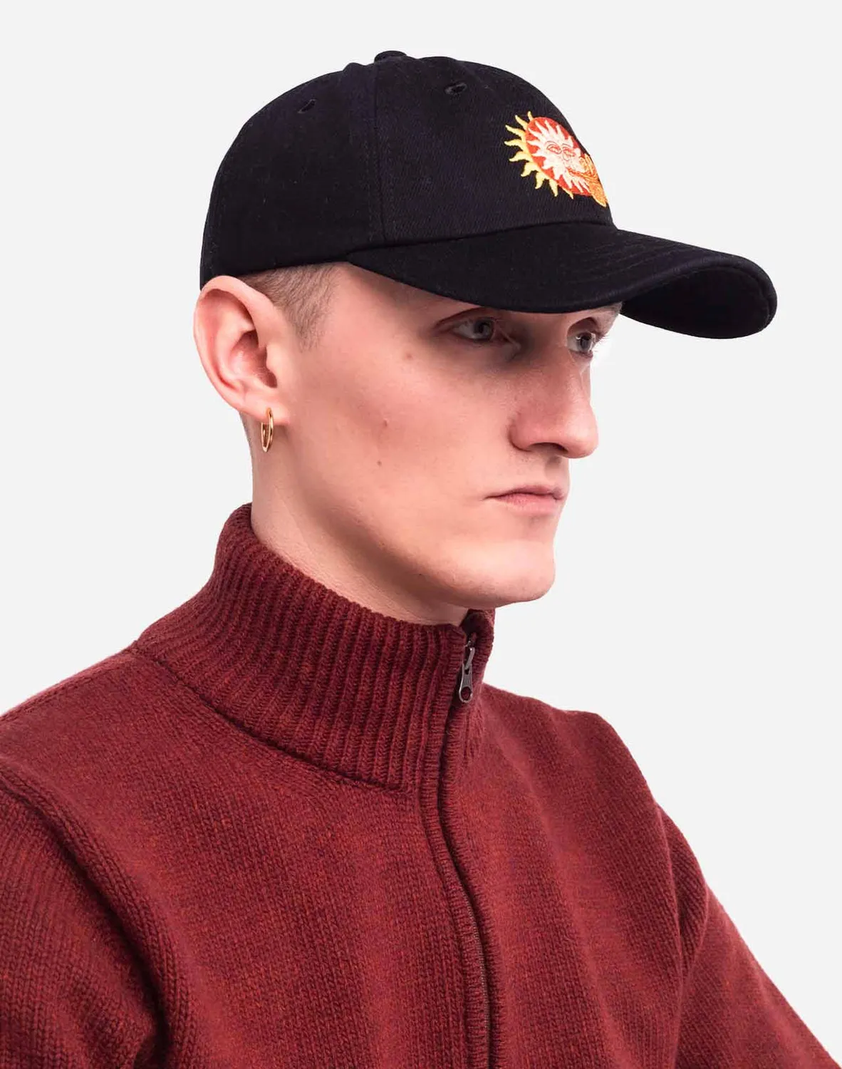 OLOW Weather casquette six-panel noir denim