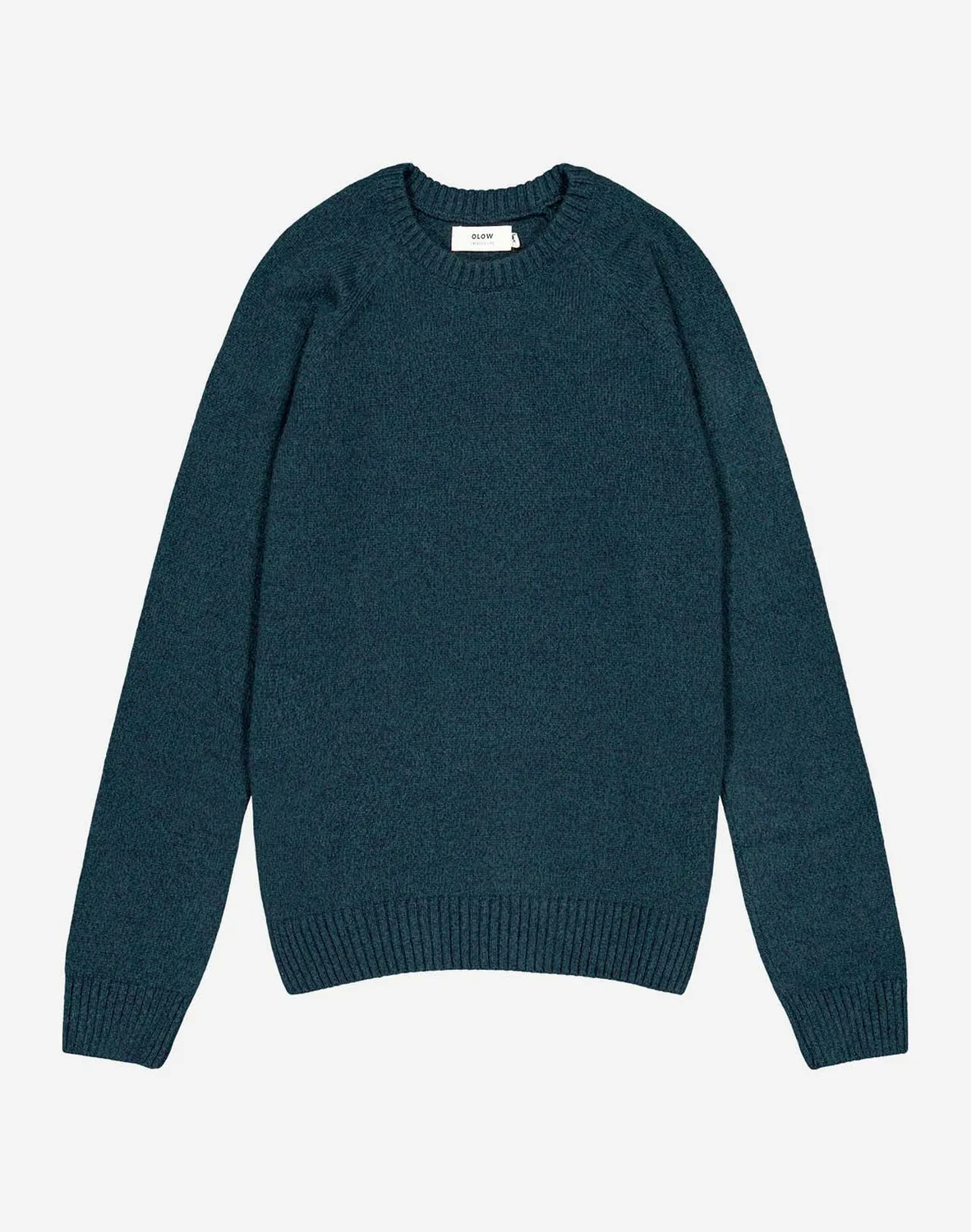 OLOW Somerset pull vert chiné laine recyclée