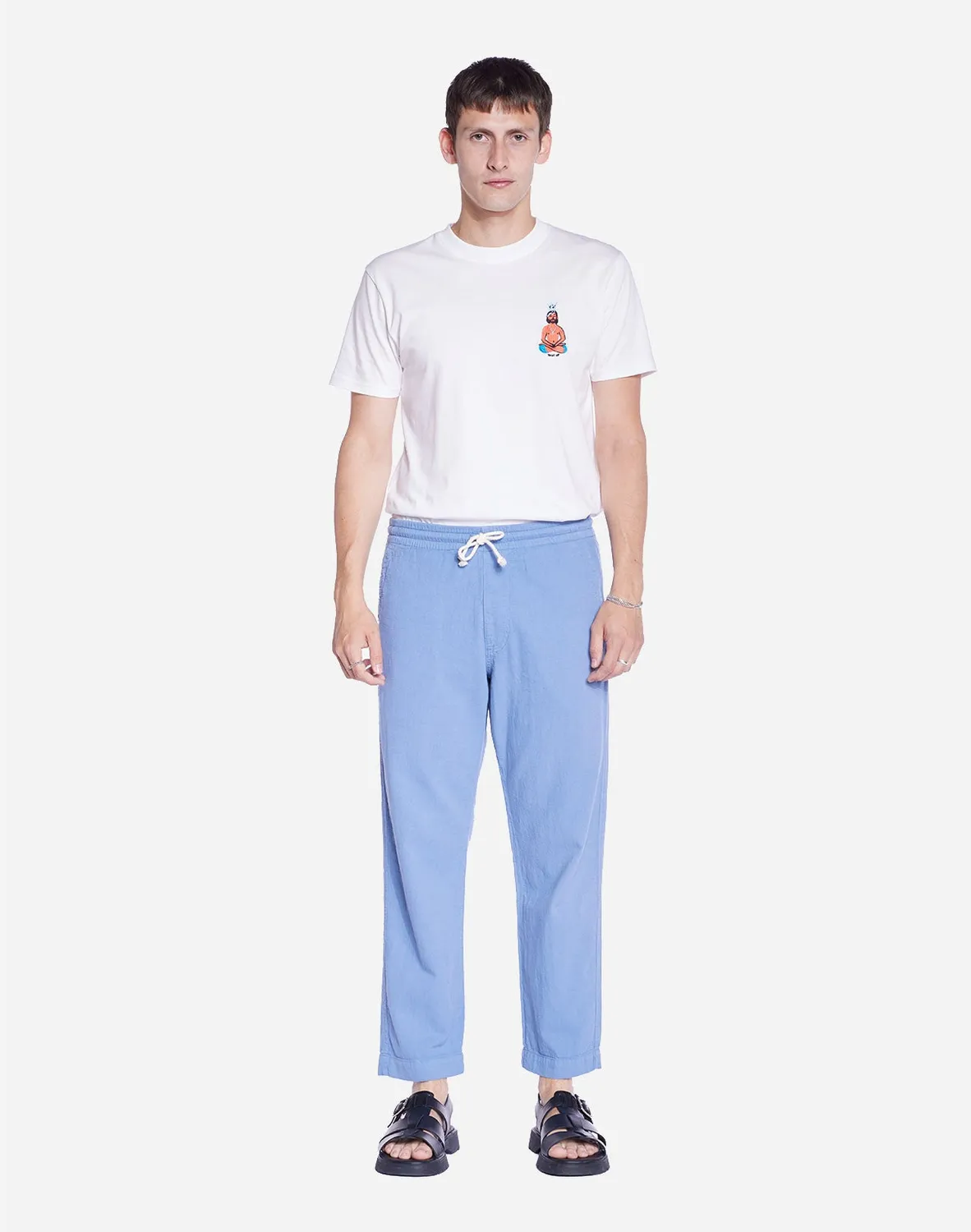 Olow Hatha pantalon bleu azur coton bio