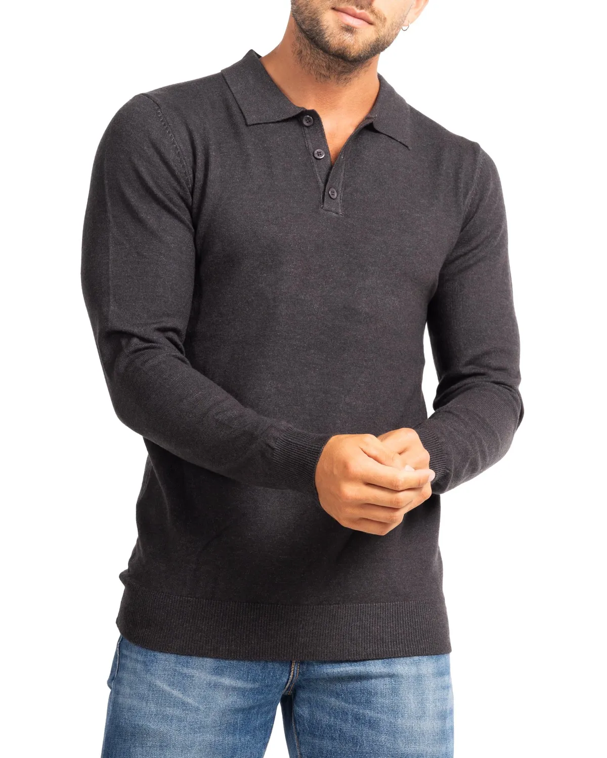 Subliminal Mode BX69052 pull col polo taille L