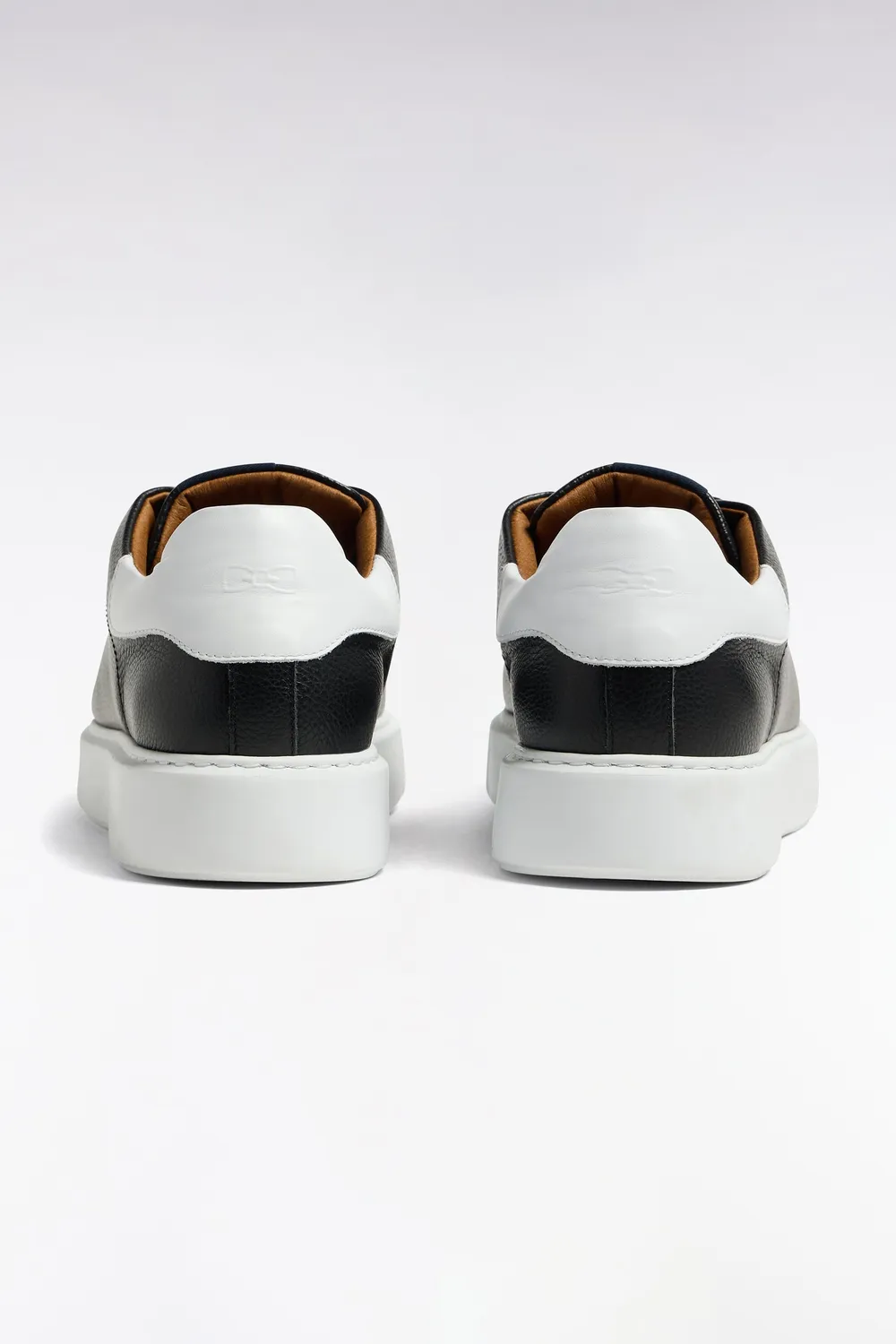 Eden Park Legend Rugby baskets noir cuir grainé homme