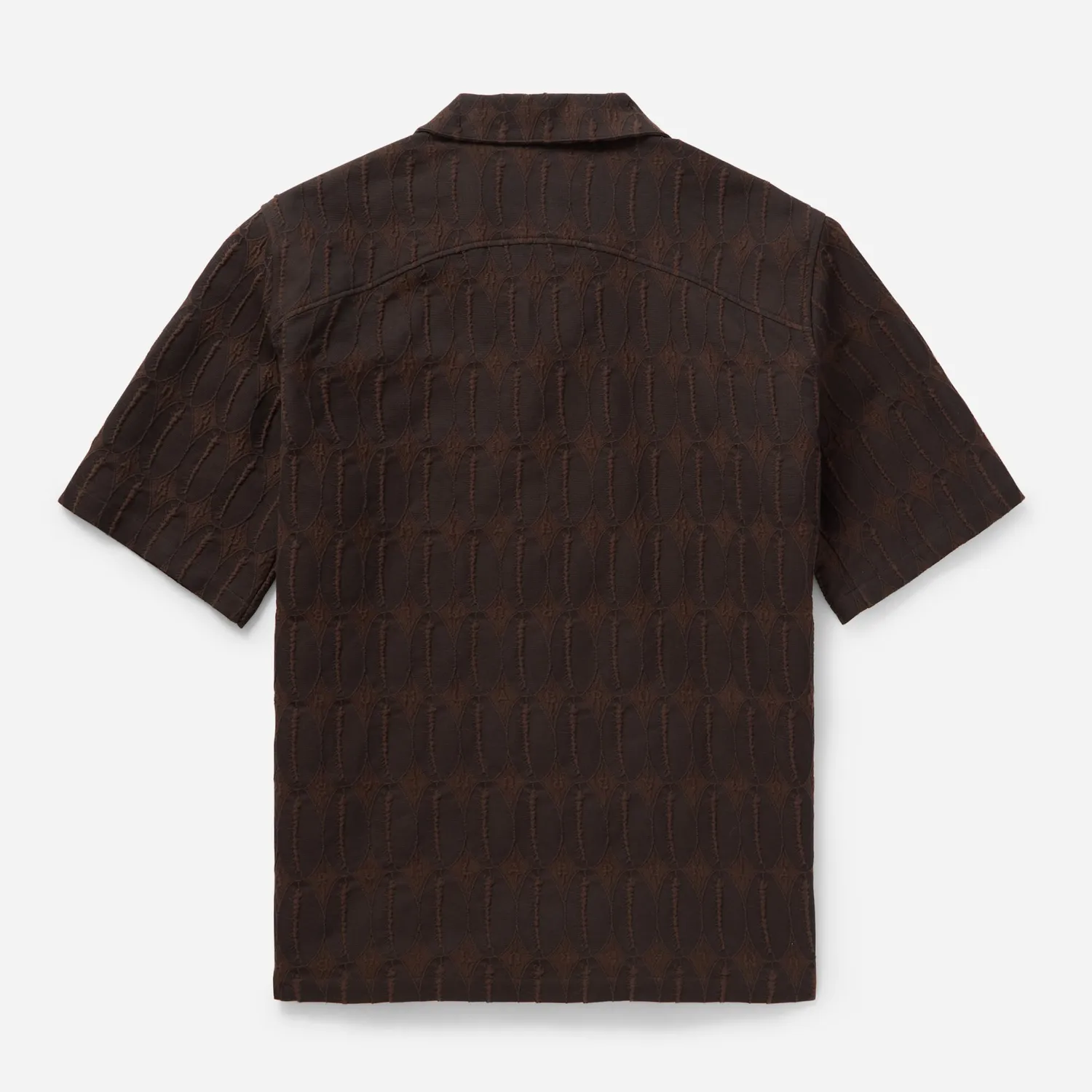 Labrum Brown Monogram Safari chemise homme marron