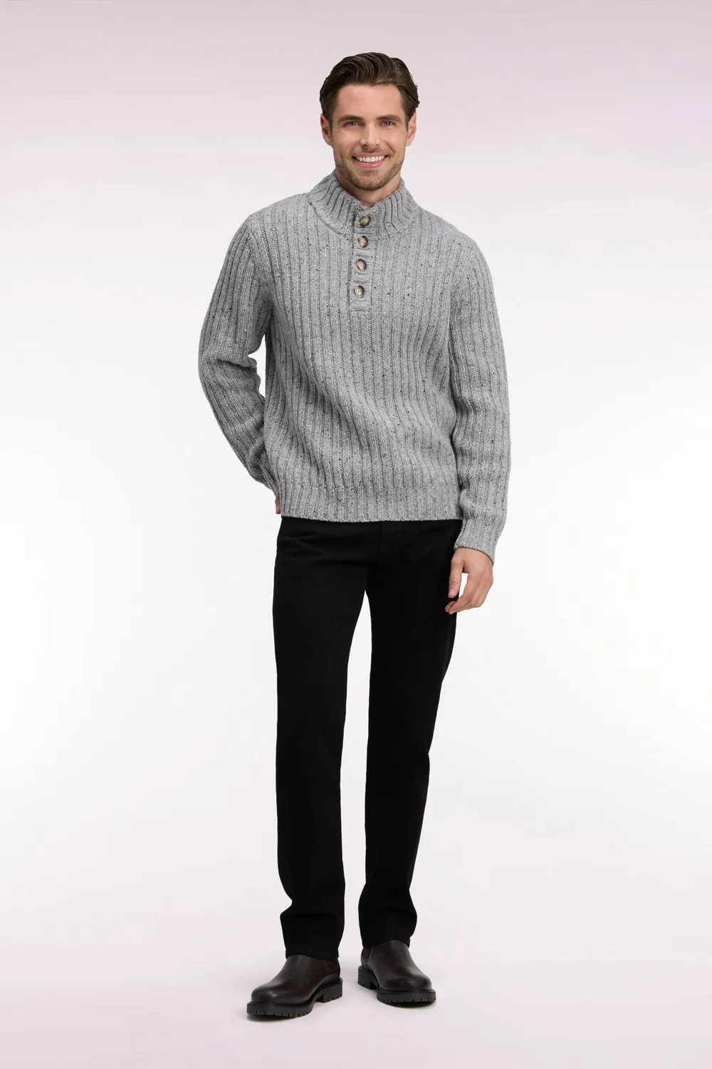 Eden Park Club jean homme noir stretch coupe regular