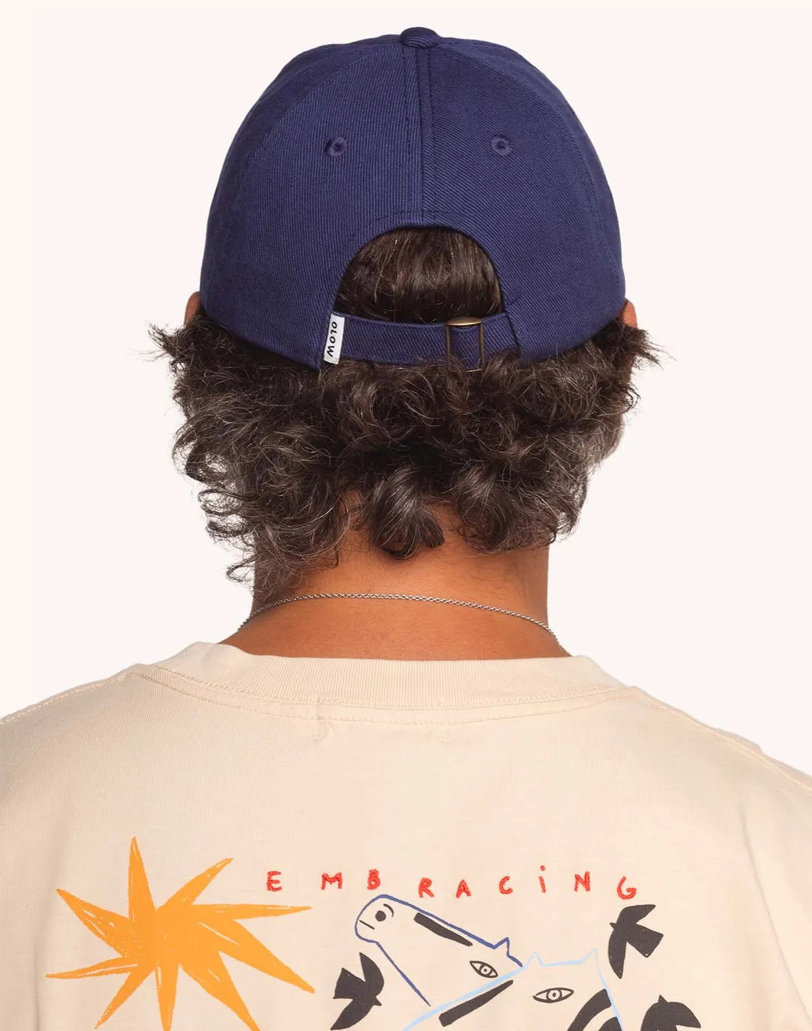 OLOW Six Panel casquette bleu outremer coton bio