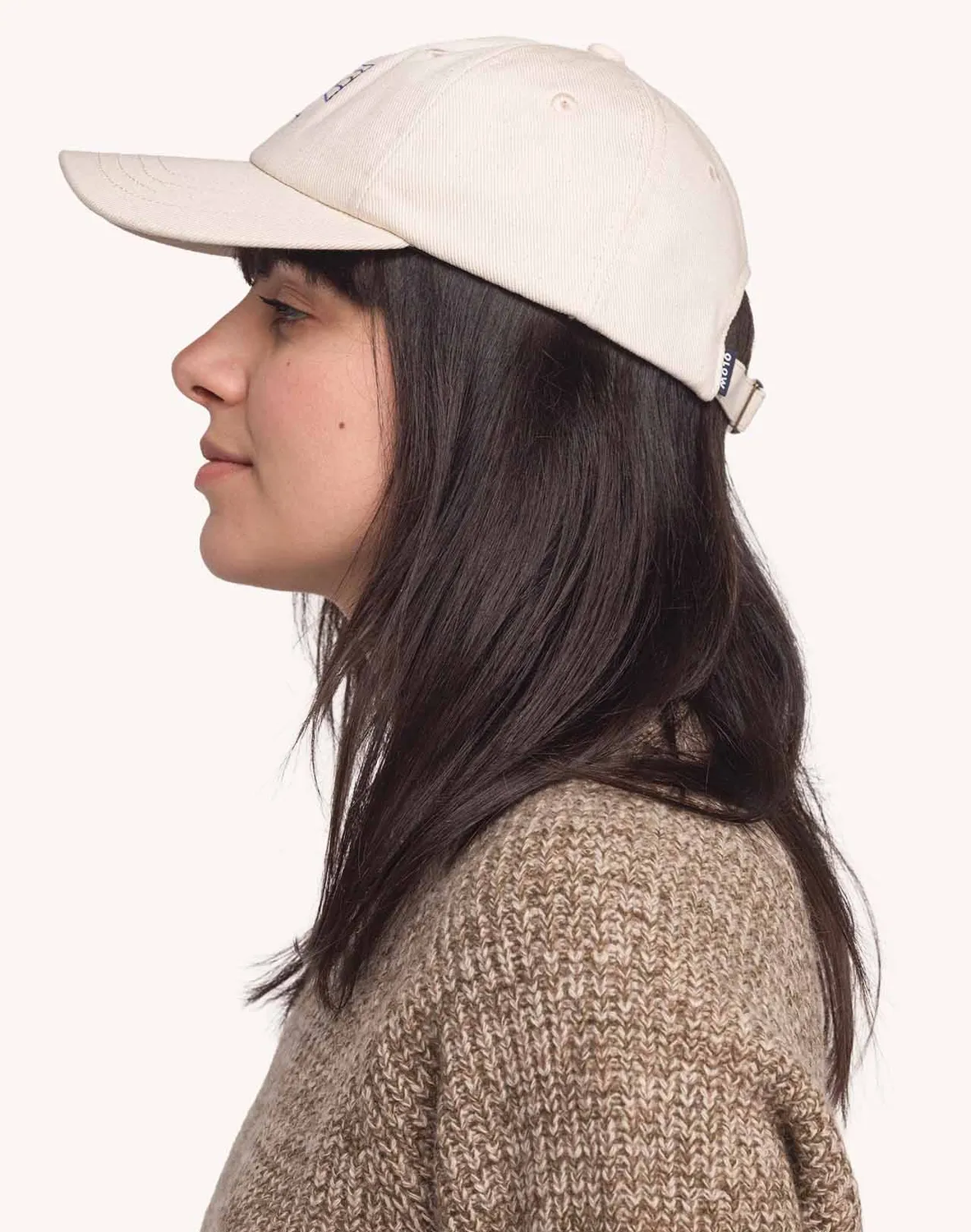 OLOW Six Panel Avec Toi casquette écru coton bio