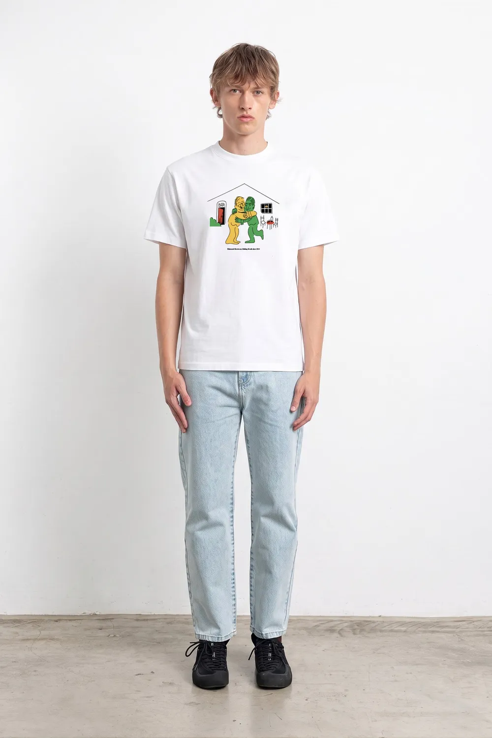 Edmmond Studios Timeless Bonds t-shirt blanc imprimé