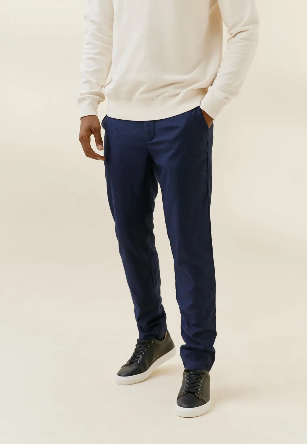 Loom pantalon flanelle homme laine habillé