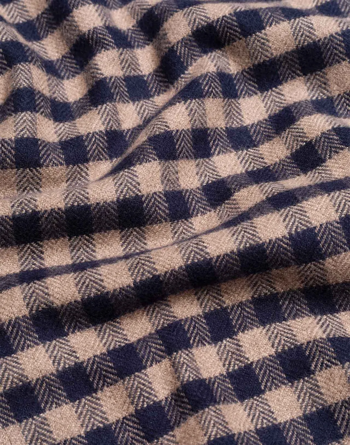 OLOW Decré Wick chemise marron bleu flanelle coton