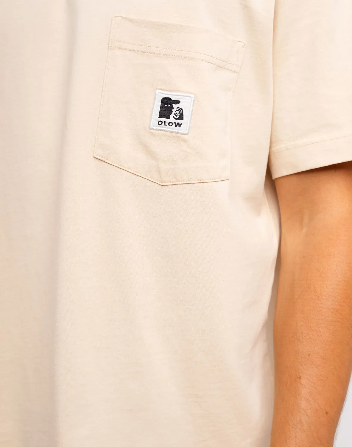OLOW Japo t-shirt ample crème coton bio