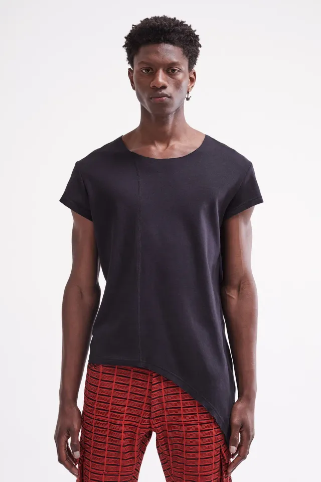 French Deal Freeze t-shirt coton asymétrique