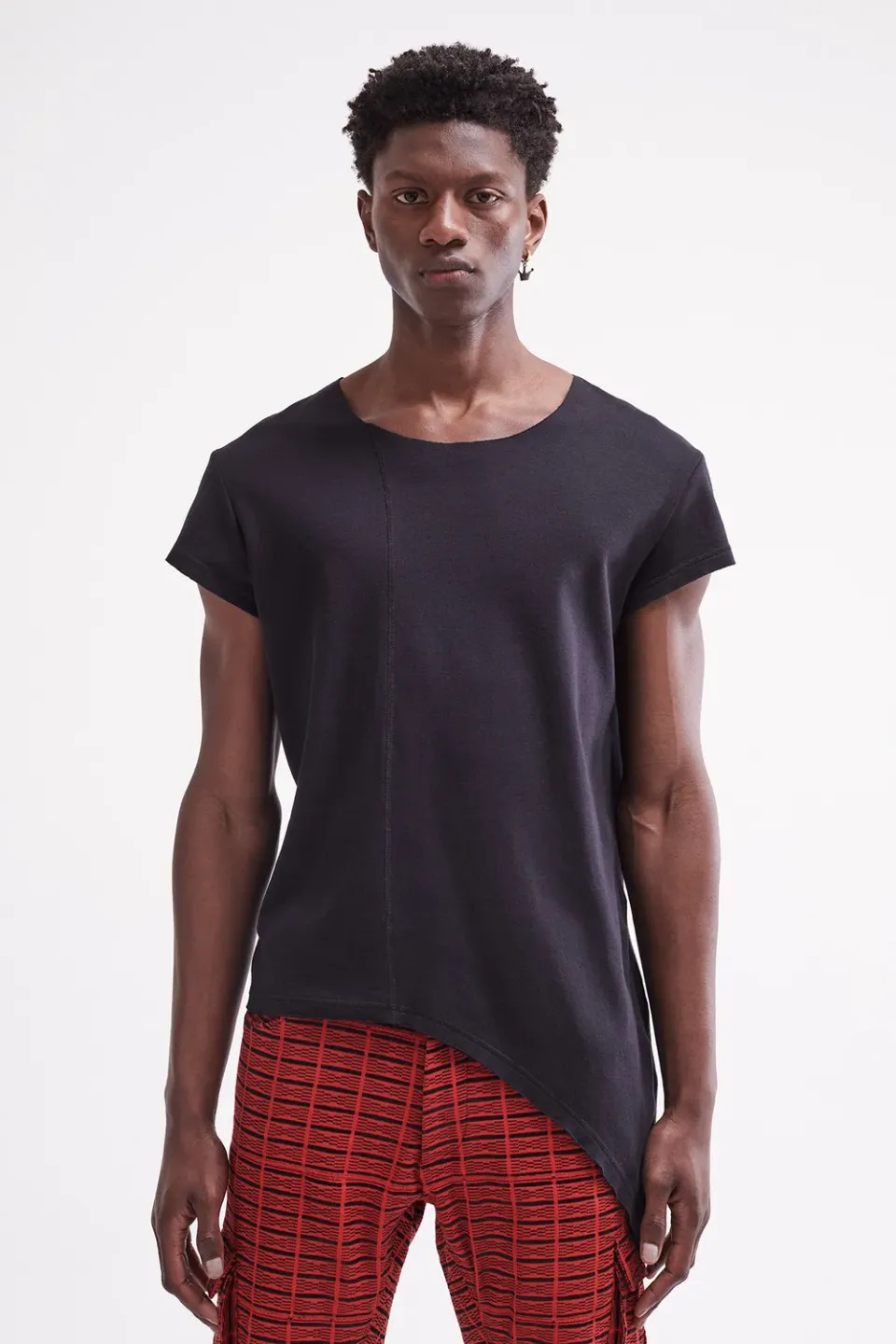 French Deal Freeze t-shirt coton asymétrique
