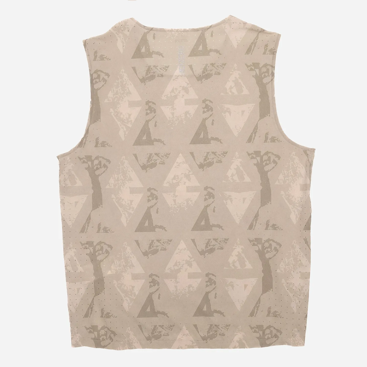 Labrum Adizero débardeur homme running argent réfléchissant