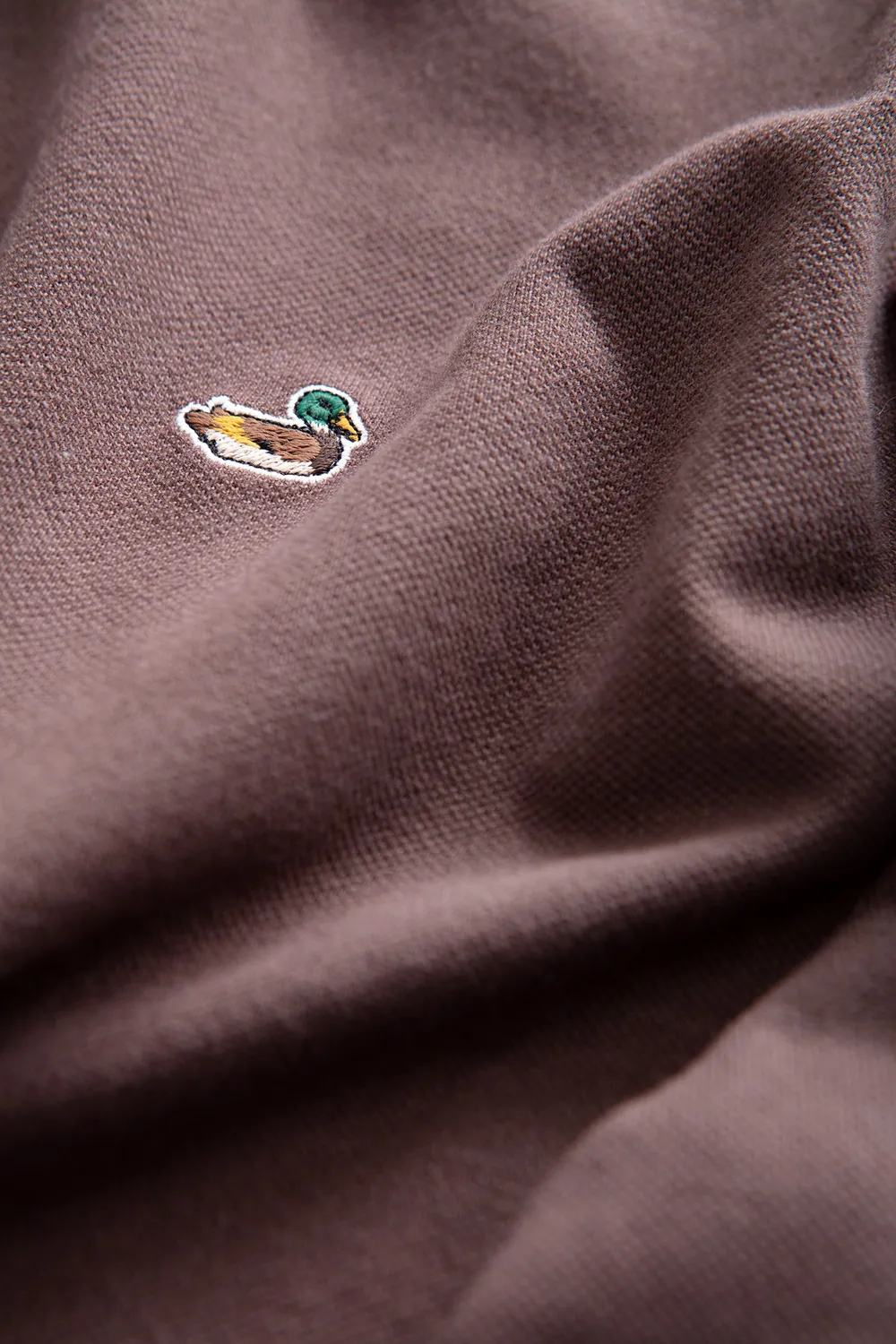 Edmmond Studios Duck Polo LS polo chocolat manches longues