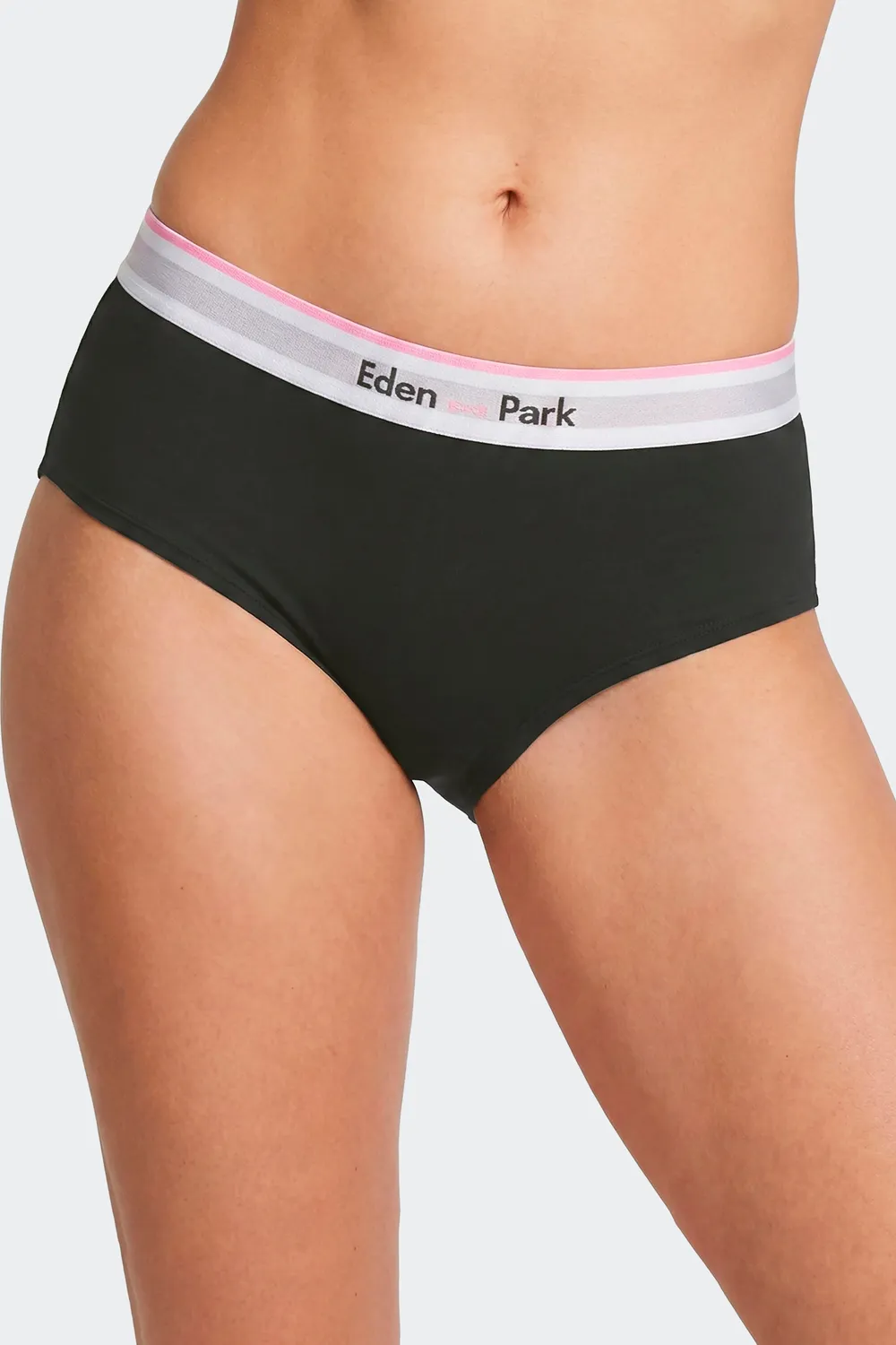 Eden Park shorty Tencel noir femme stretch