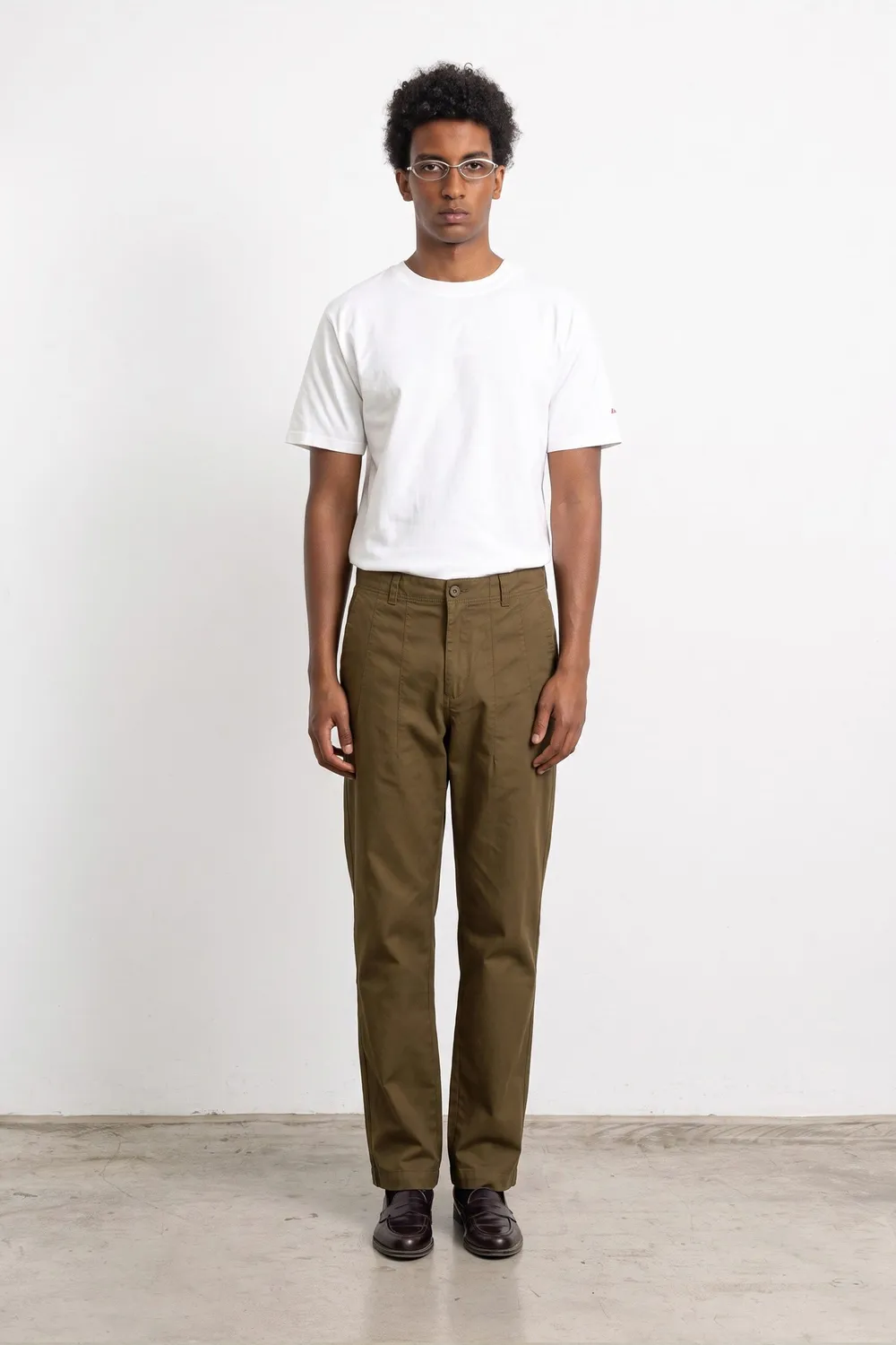 Edmmond Studios James Pant pantalon kaki coton