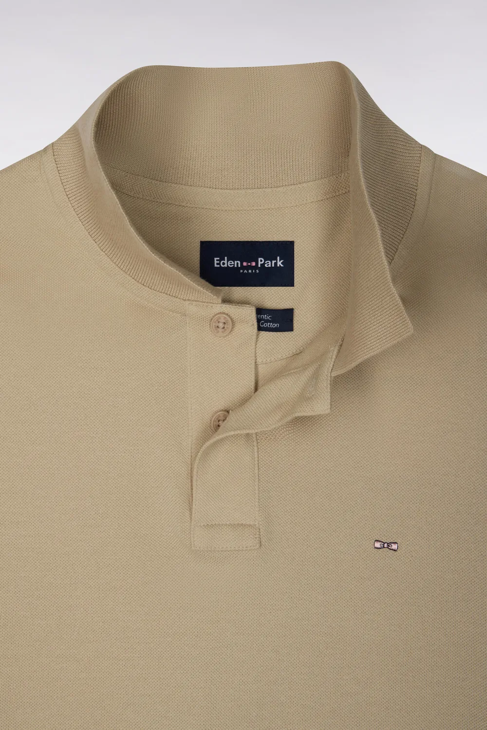 Eden Park polo manches courtes beige pima