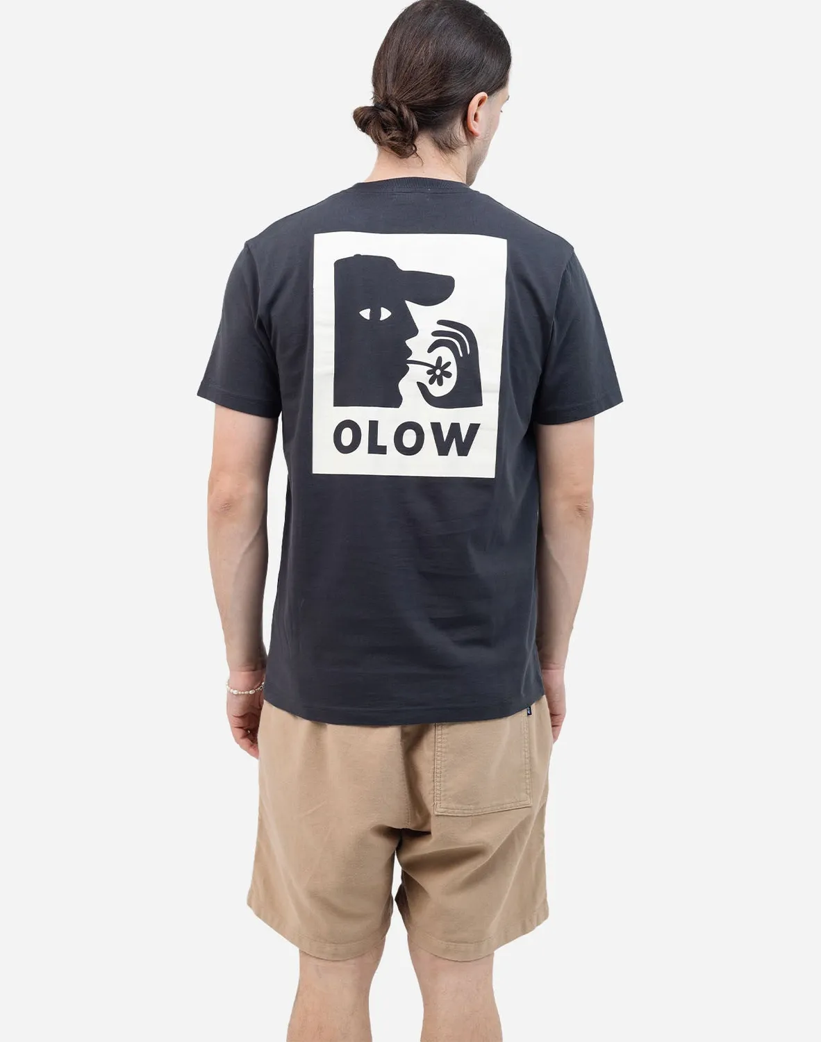 OLOW Portrait t-shirt droit noir carbone
