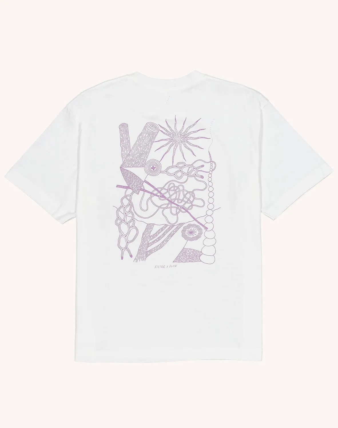 OLOW Interconnexion t-shirt écru coton bio