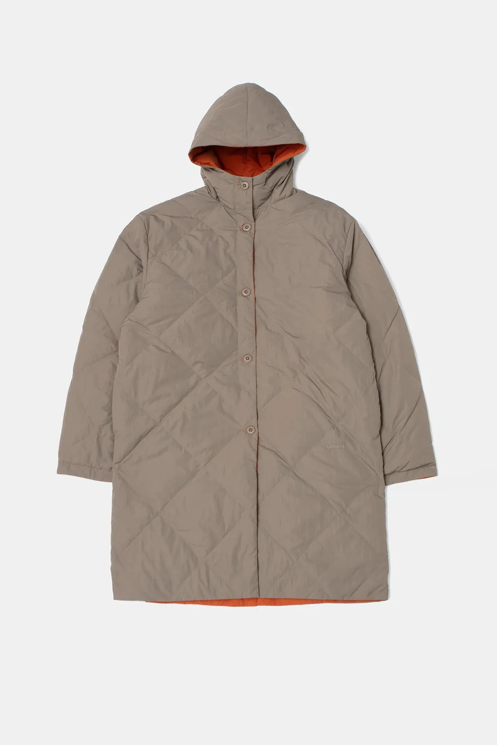 Edmmond Studios Slumback parka orange duvet réversible
