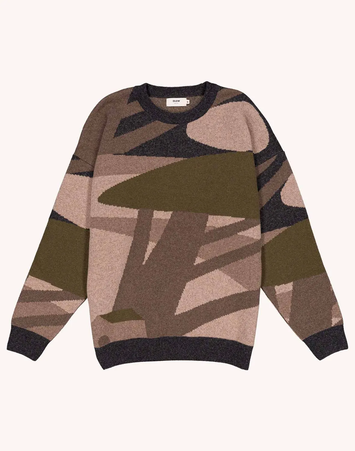 OLOW Pinhal pull laine mérinos multicolore