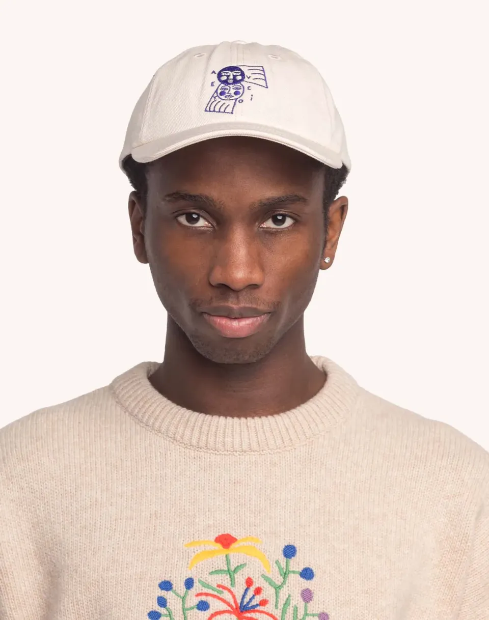 OLOW Six Panel Avec Toi casquette écru coton bio