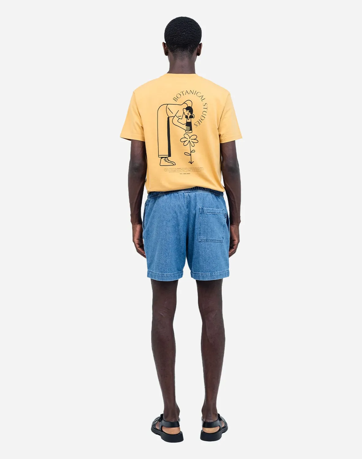 OLOW Bodhi short jean denim clair taille élastique