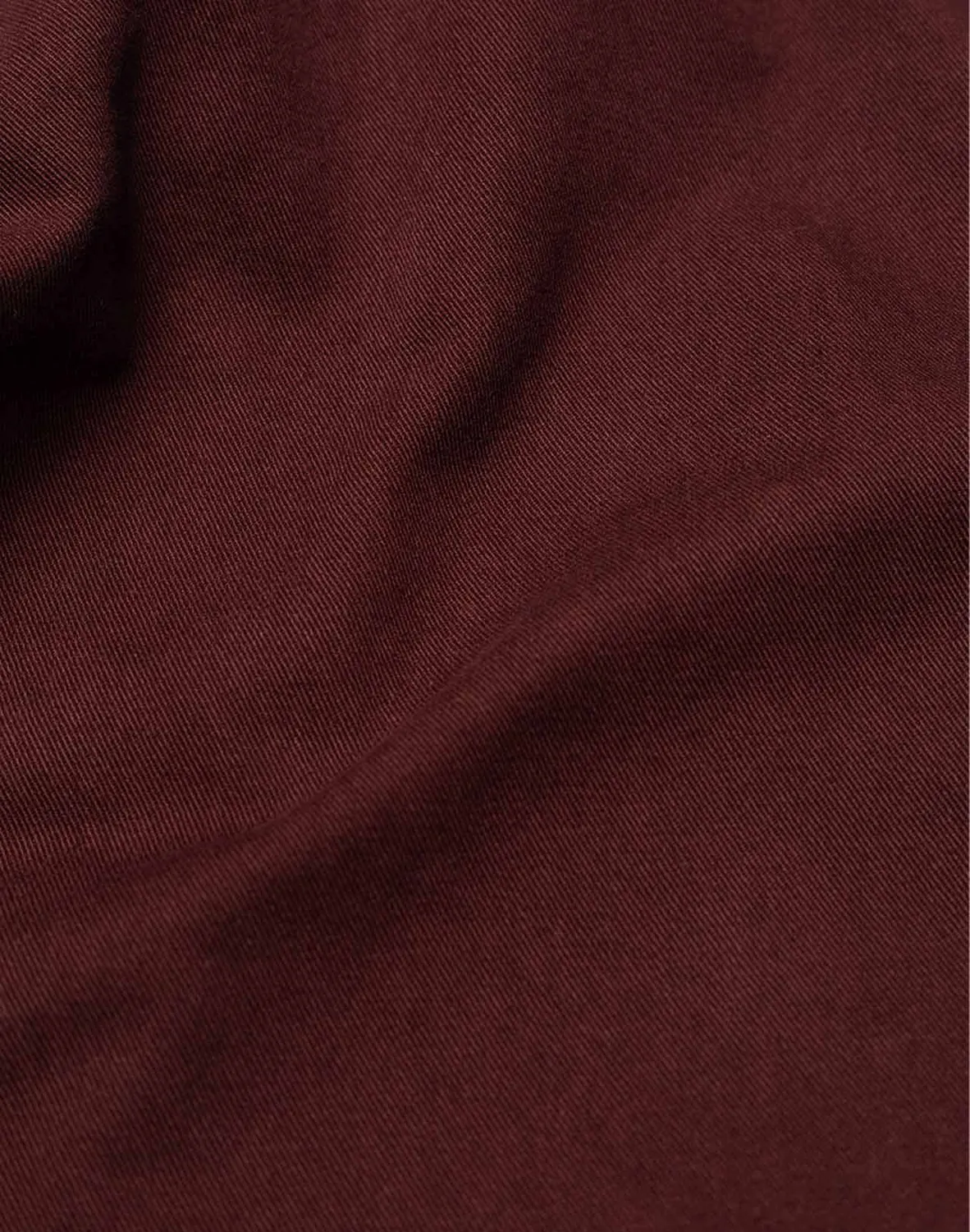 OLOW Slack pantalon chocolat sergé bio