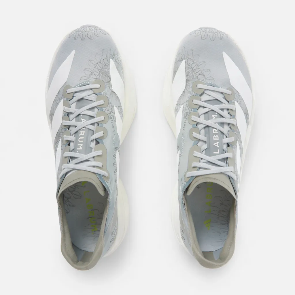 Labrum Adizero Adios Pro 4 chaussures running argent néon