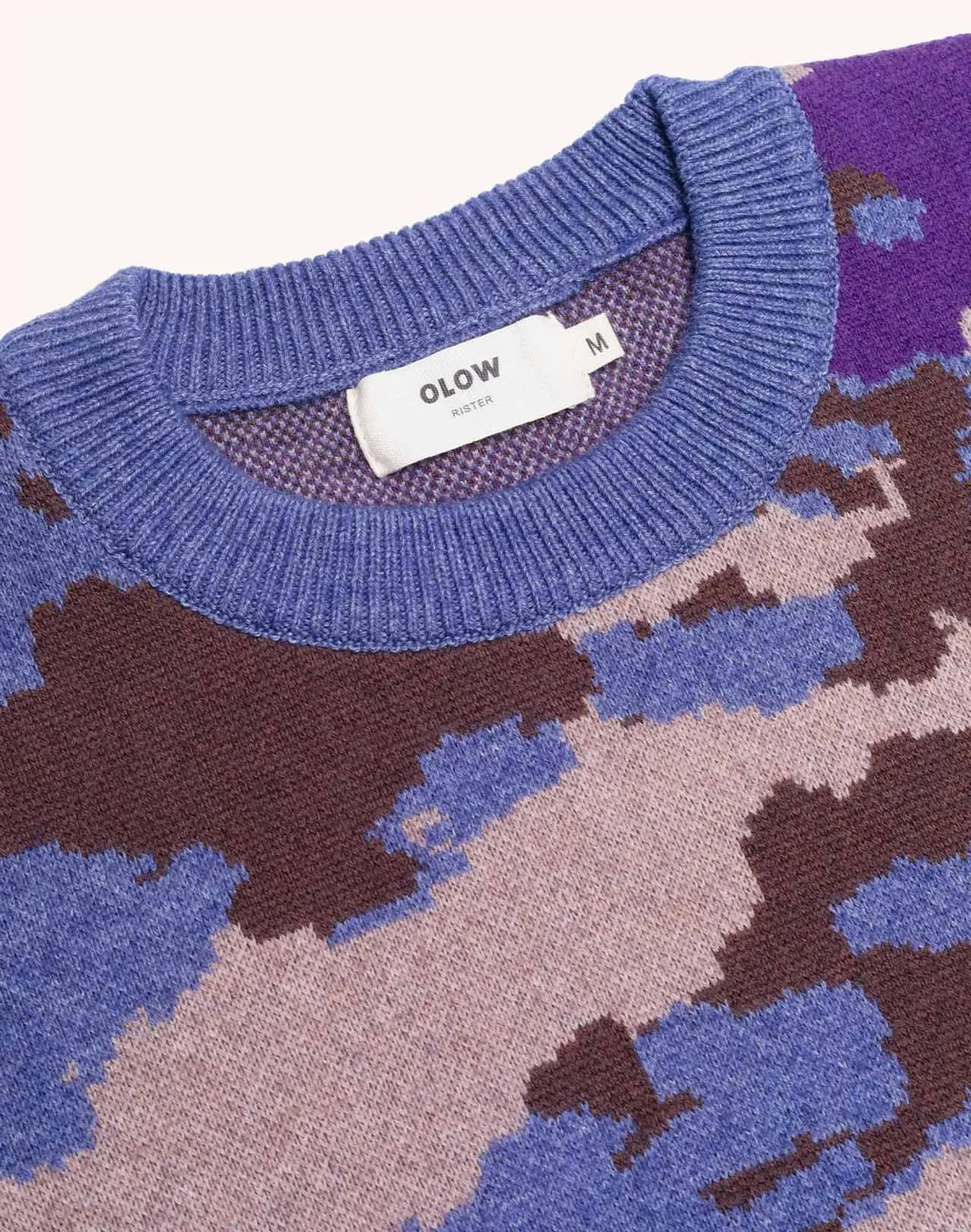 OLOW Superbloom pull multicolore laine mérinos