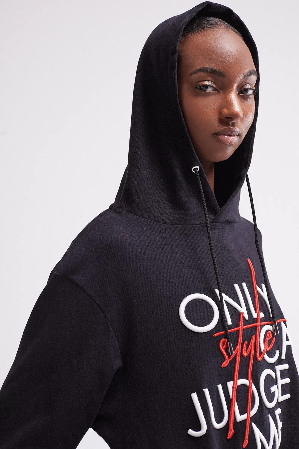 French Deal Only Style Can Judge Me hoodie coton