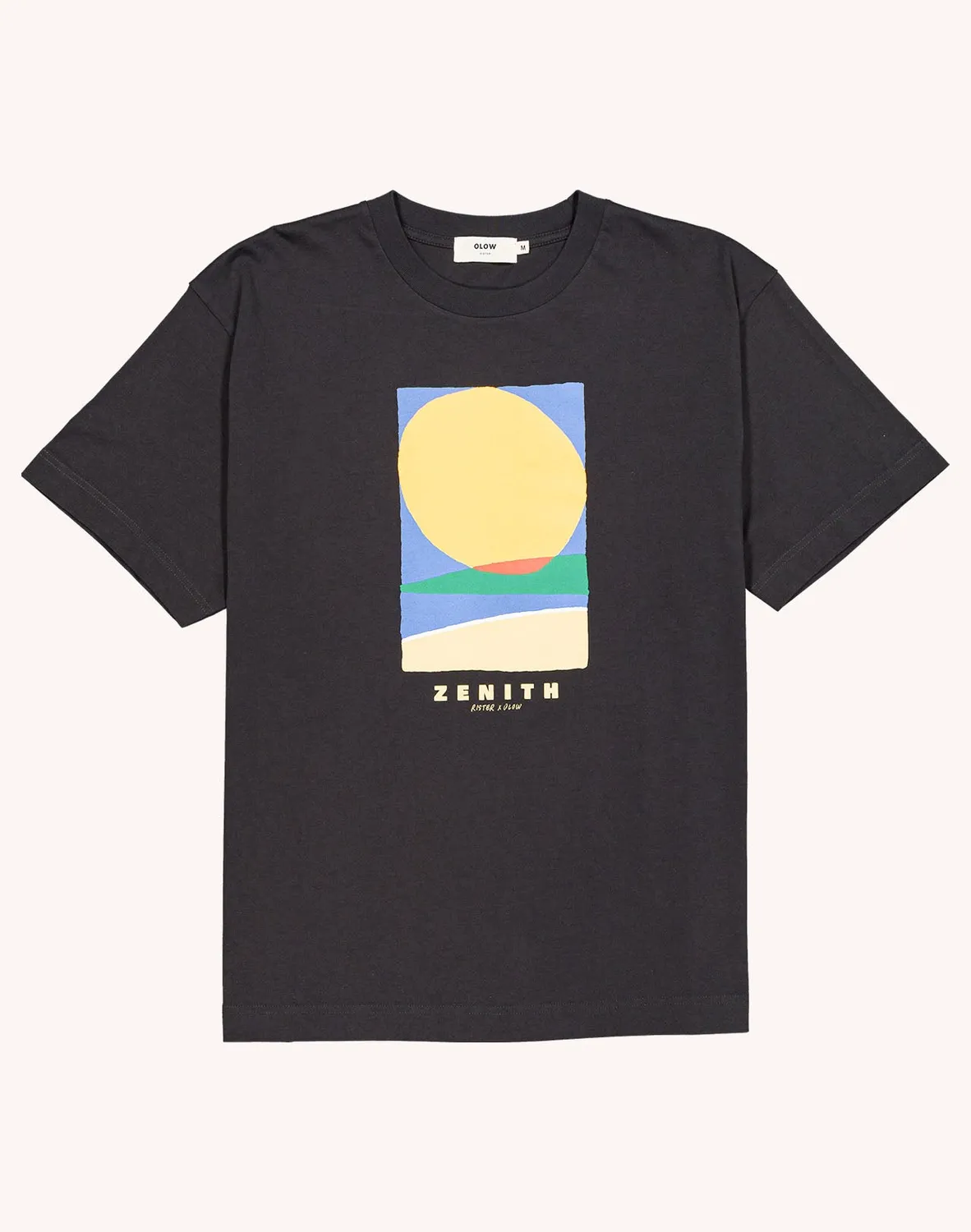 OLOW Zenith t-shirt noir carbone coton bio