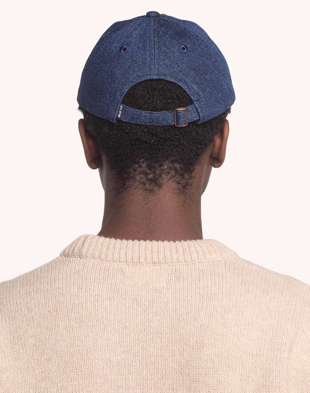 OLOW Maker casquette six-panel bleu denim