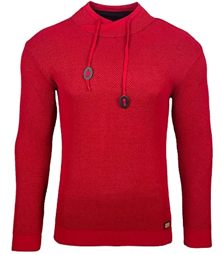 Subliminal Mode BX52276 pull homme col châle maille hiver