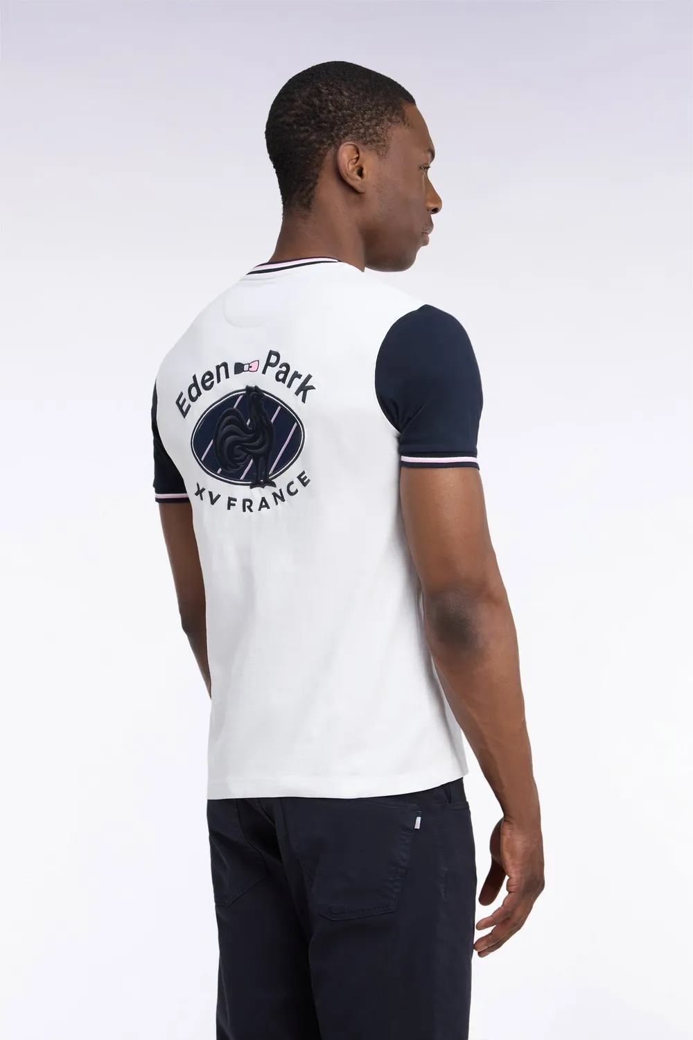 Eden Park H26MAITC0032 t-shirt blanc XV de France