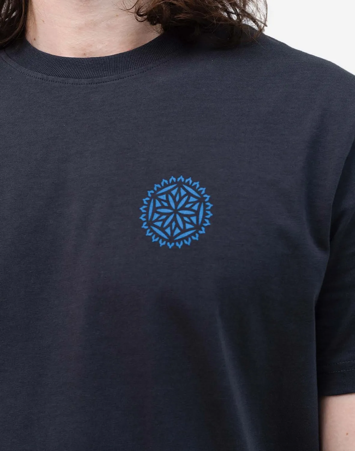 Olow Union t-shirt noir carbone coton bio
