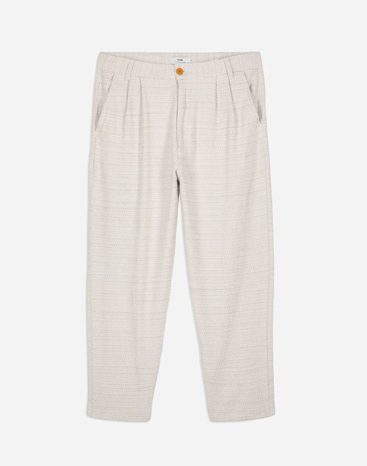 Olow Swing Bajhan pantalon écru à pinces