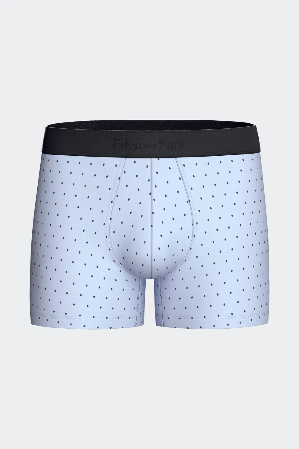 Eden Park lot 2 boxers coton stretch marine pois ciel