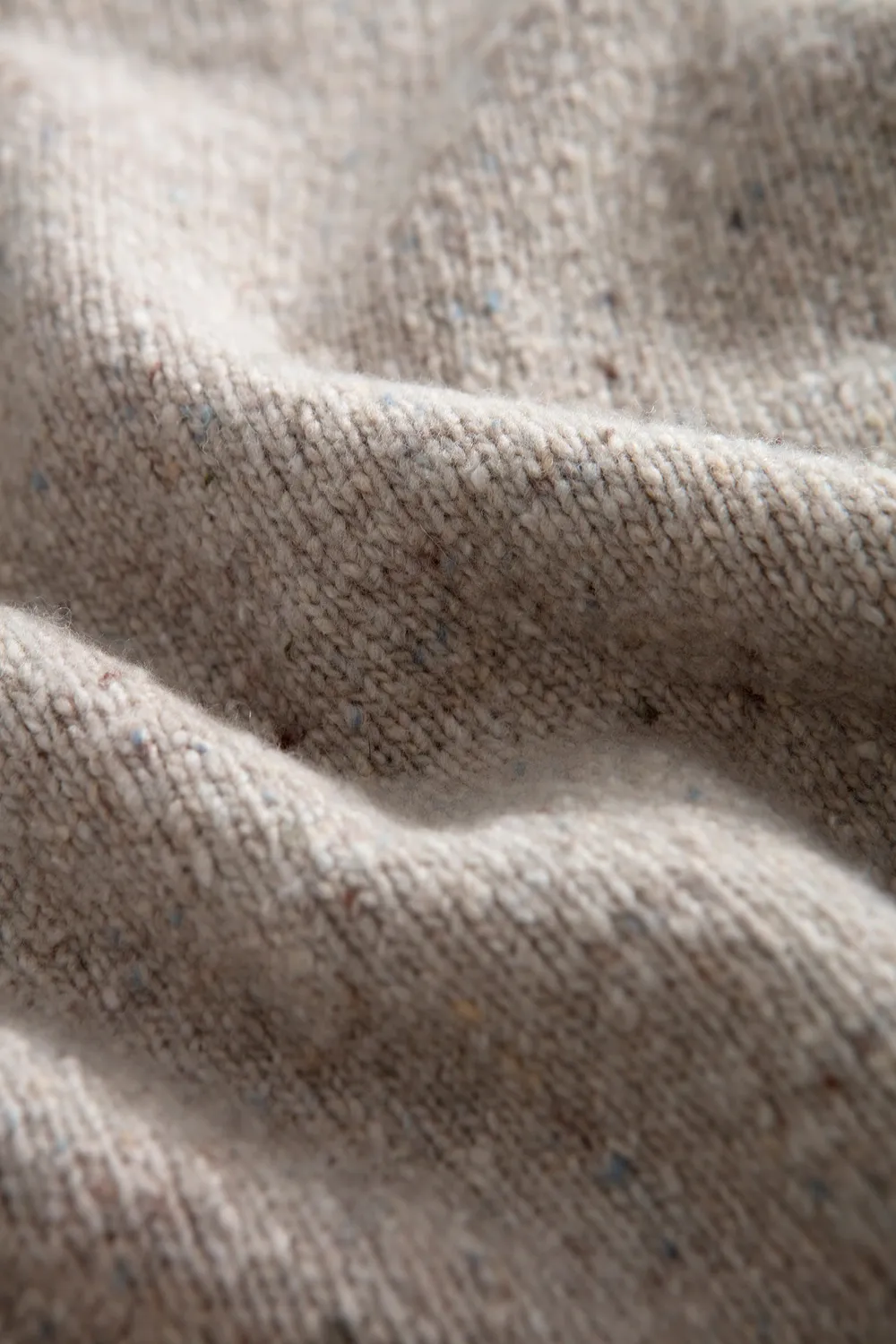 Edmmond Studios Paris polo taupe tweed contraste