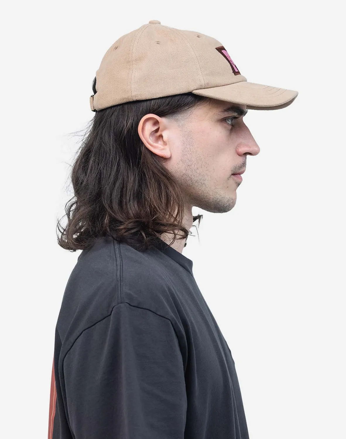 OLOW Six Panel Kiss casquette sable coton réglable
