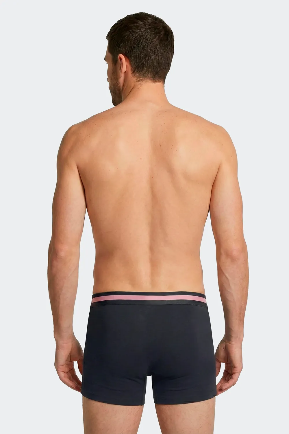 Eden Park boxer homme marine coton stretch lot 2