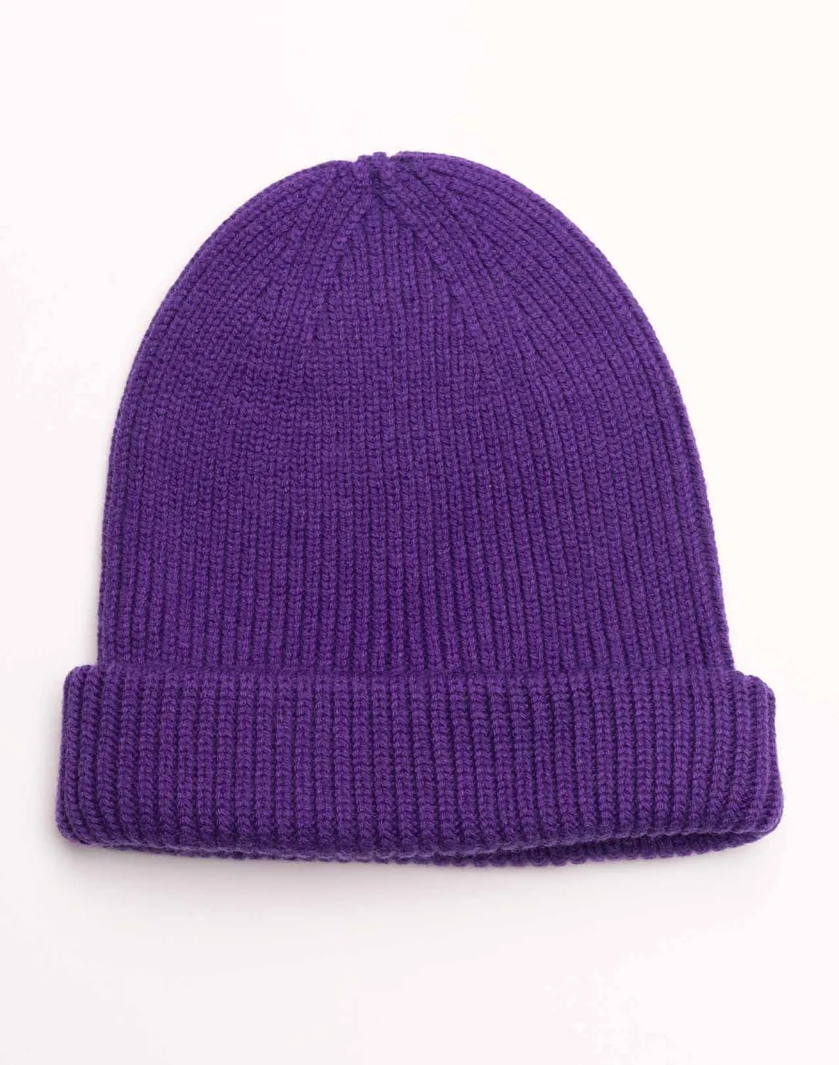 Olow Falco bonnet violet laine mérinos