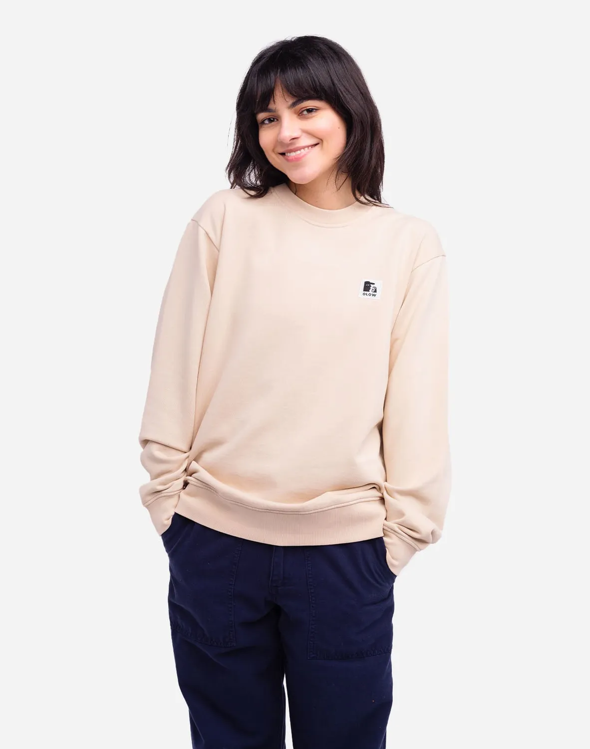 OLOW Carpi sweat coton bio crème