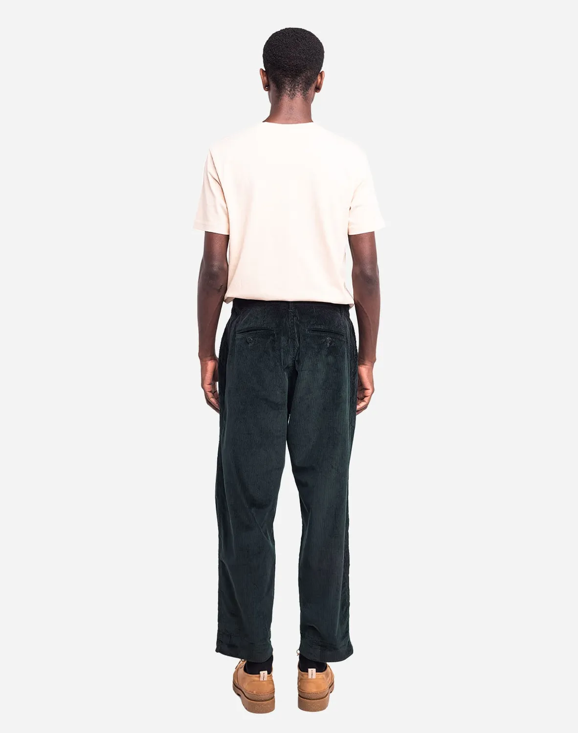 OLOW Sembo pantalon velours vert foncé
