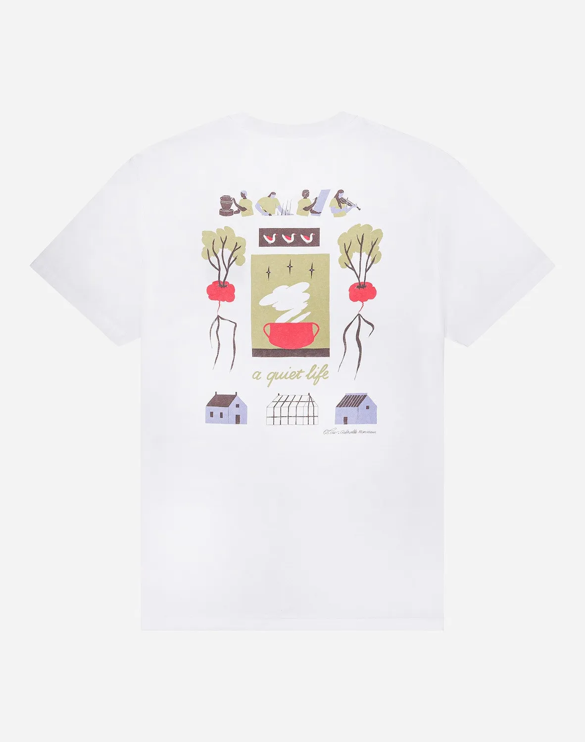 OLOW Rozel t-shirt écru ample coton bio