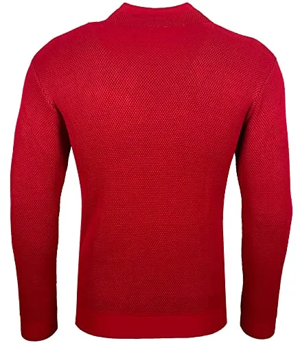 Subliminal Mode BX52276 pull homme col châle maille hiver