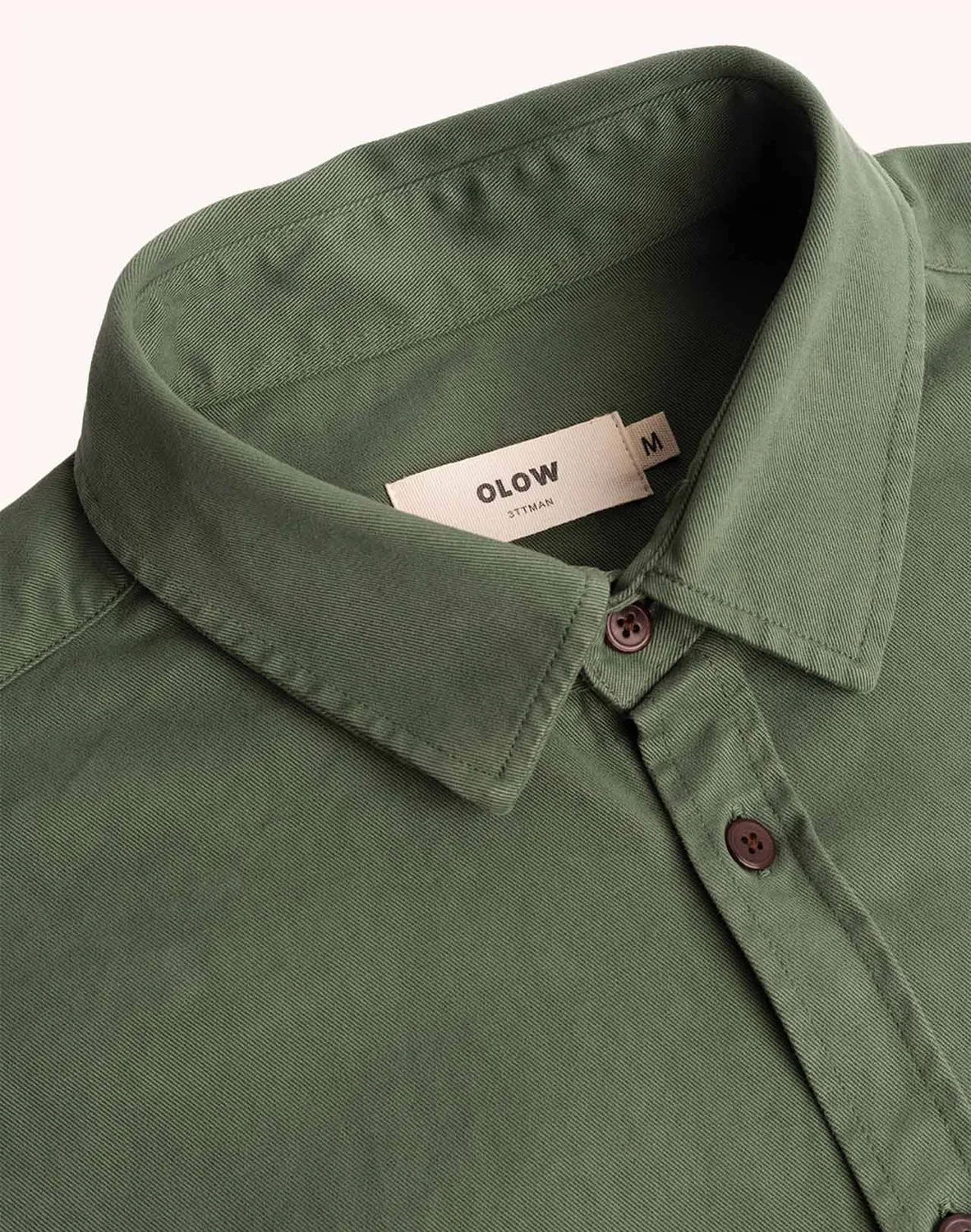 OLOW Nago Fields chemise kaki serge coton