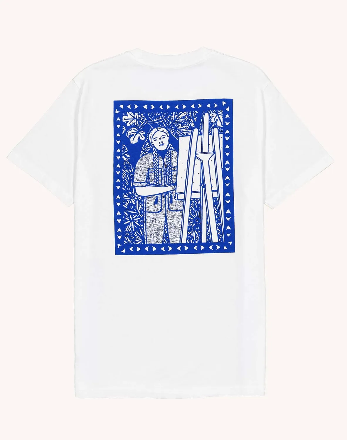 Olow Pictural t-shirt écru coton bio