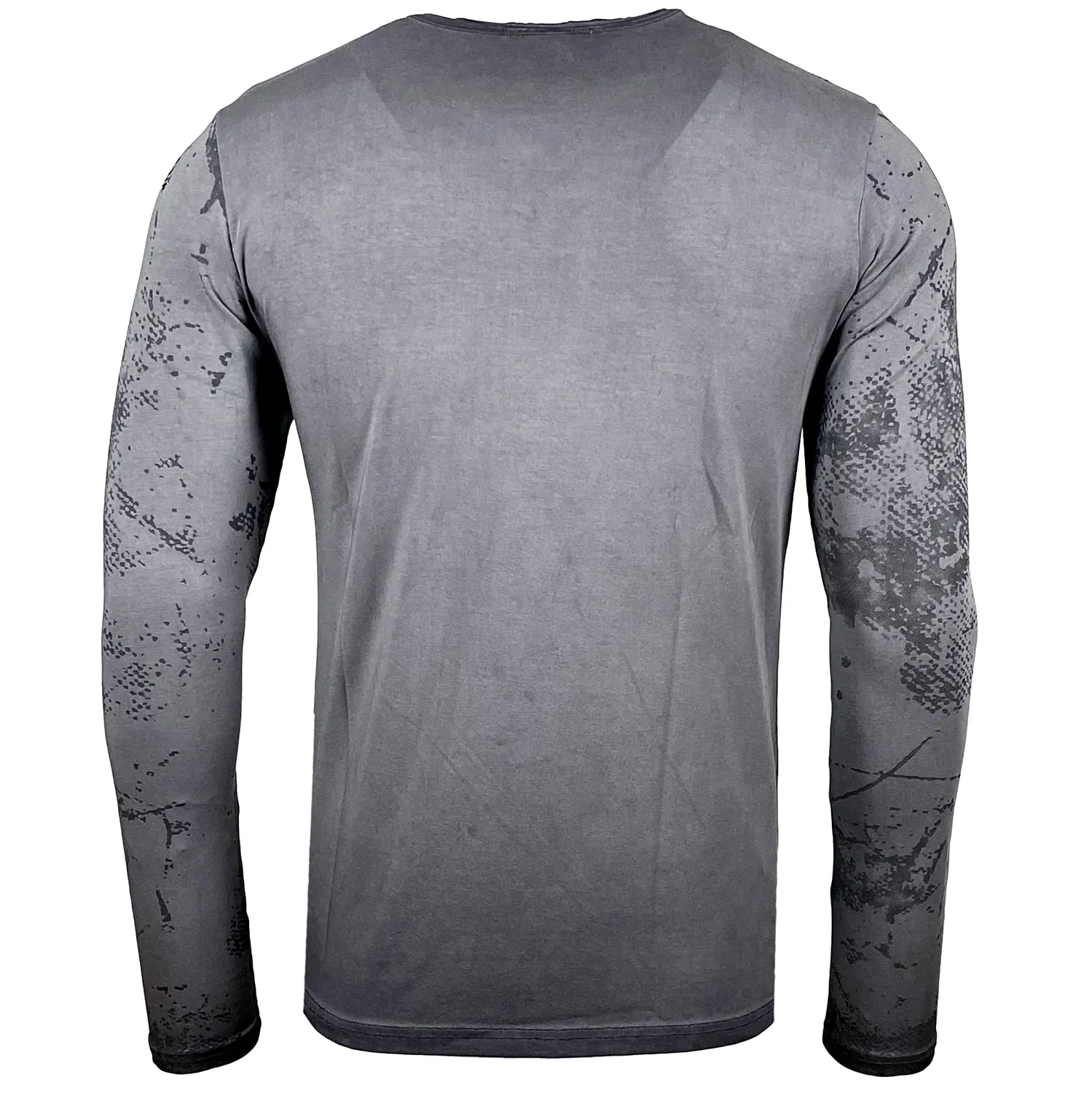 Subliminal Mode BX708 t-shirt homme col rond coton délavé