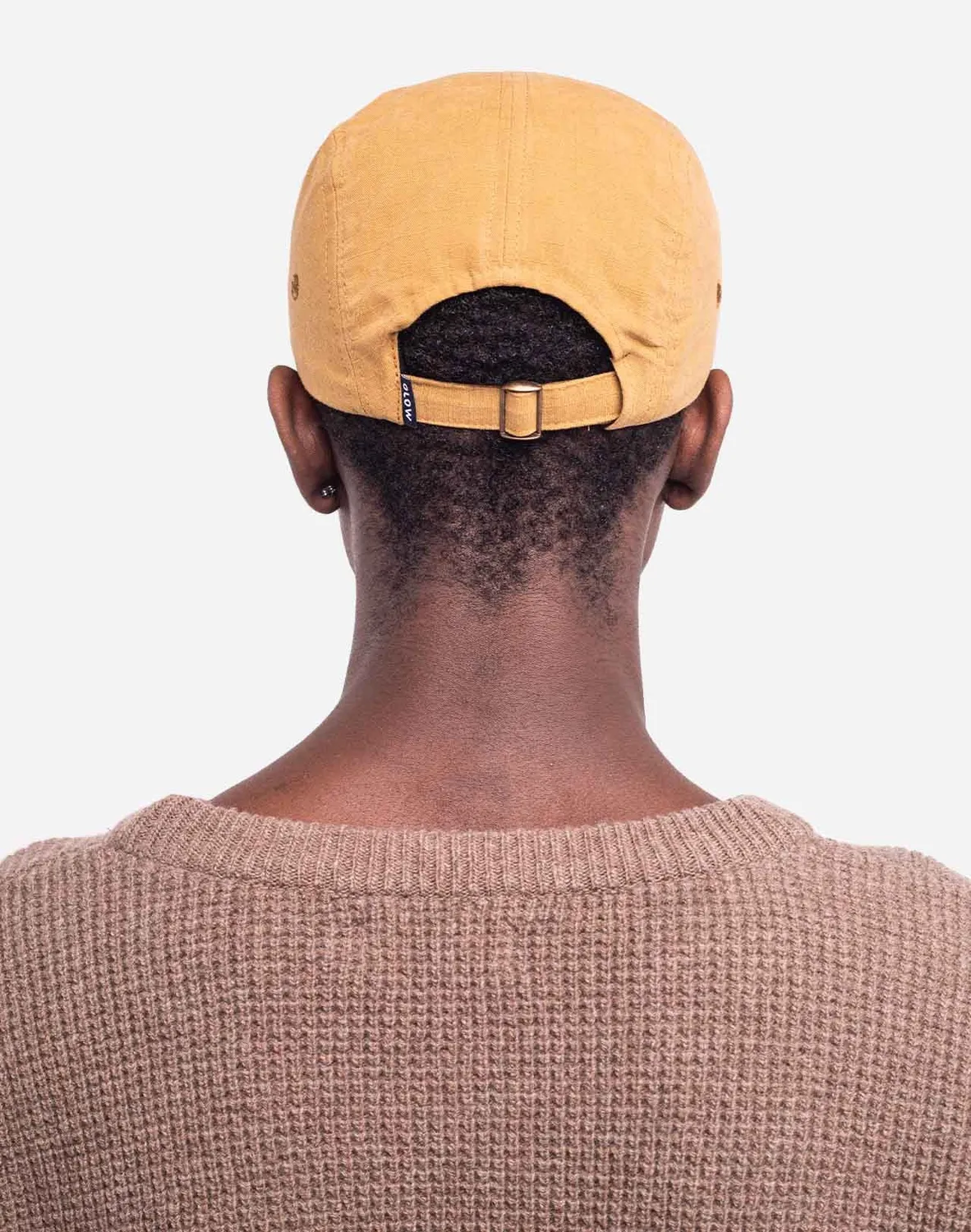 OLOW Think Big casquette 5 panels coton bio ocre